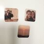 Small Personalised Photo Square Fridge Magnet Set Of Three, thumbnail 2 of 3