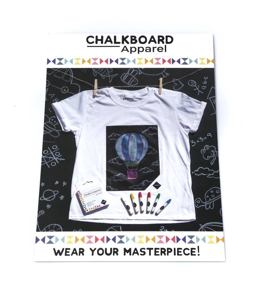 chalkboard apparel t shirt white draw on your t shirt by illuminated