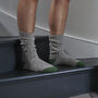 Recycled Silk And Lambswool Blend Cosy Ribbed Socks, thumbnail 5 of 12