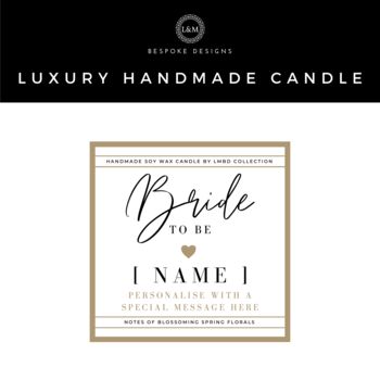 Bride To Be Candle Gift, 4 of 7
