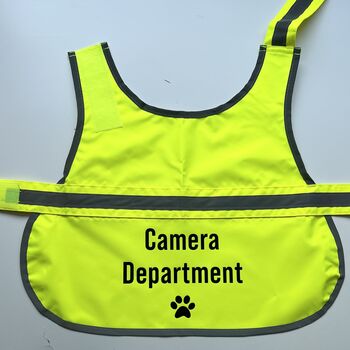 Fully Personalised Behavioural Reflective Dog Hi Vis Safety Coat, Create Your Own Message, 10 of 11