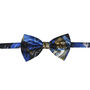 Modern Bow Tie Madeline Print In Blue, thumbnail 1 of 4