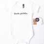 'Little Pickle' Organic Baby Grow, thumbnail 2 of 4