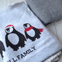 Personalised Penguin Family Blanket, thumbnail 4 of 12