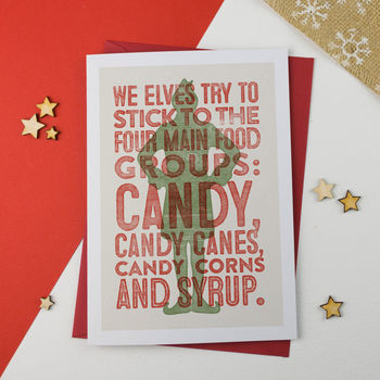 Buddy The Elf Christmas Card Packs Five Or More, 4 of 6
