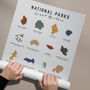 National Parks Art Print | UK Travel Wall Decor, thumbnail 4 of 5
