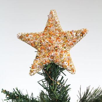 Make Your Own Christmas Tree Star Topper Kit, Gold, 3 of 12