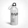 Dad Personalised Water Bottle, thumbnail 3 of 3