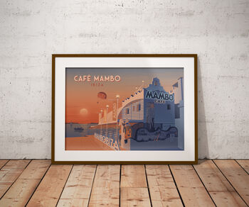 Cafe Mambo Nightclub Ibiza Travel Poster Art Print, 6 of 8