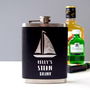 Personalised Sailing Hip Flask, thumbnail 1 of 3