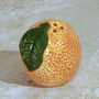G Decor Set Of Orange Shaped Salt And Pepper Shakers, thumbnail 5 of 6