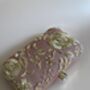 Pink Handcrafted Raw Silk Clutch Bag, thumbnail 2 of 6