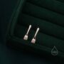 Sterling Silver Tiny Little Fork Stud Earrings, thumbnail 3 of 10