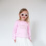 Father's Day 'Daddy's Girl/Boy' Embroidered Sweatshirt Jumper, thumbnail 3 of 6