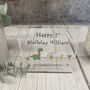 Personalised Birthday Acrylic Block Dinosaur Design, thumbnail 6 of 6