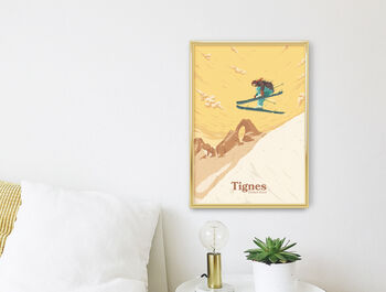 Tignes Ski Resort France Travel Poster Art Print, 3 of 8