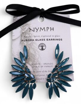 Vintage Glass Angel Wing Earrings, 8 of 12