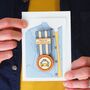 Personalised Medal Badge On A Card, thumbnail 2 of 5