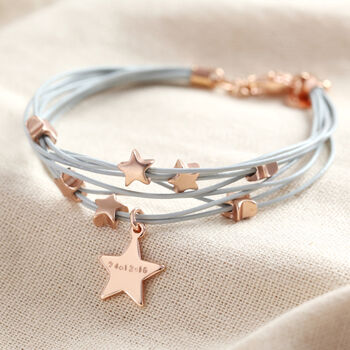 Personalised Multi Strand Star Bracelet, 6 of 7