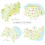 Personalised Map For Dad Add His Favourite Places, thumbnail 9 of 12