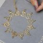 18ct Gold Vermeil Plated Zodiac Charm Necklace, thumbnail 1 of 7