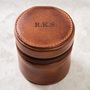 Personalised Leather Travel Jewellery Box For Him, thumbnail 4 of 9