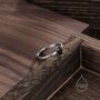 Sterling Silver Natural Black Onyx Droplet Ring, thumbnail 6 of 10