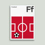 Football Pitch Posters And Prints, thumbnail 3 of 5