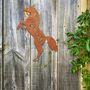 Rusted Metal Standing Horse Art Large Metal Decor, thumbnail 10 of 10