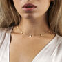 Gold Vermeil Diamond Choker Necklace, thumbnail 3 of 4