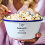Personalised Sofa Snacks Enamel Bowl, thumbnail 1 of 4