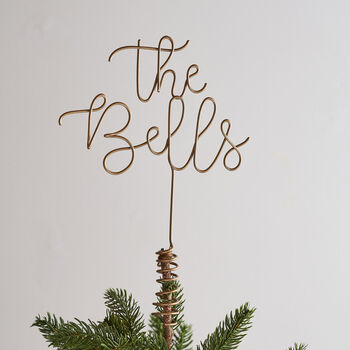 Personalised Wire Christmas Tree Topper, 2 of 8
