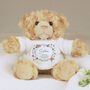 Personalised Floral Teddy Bear, thumbnail 4 of 6