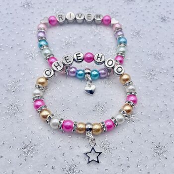 Personalised Memory Bracelet Remembrance Charm Bracelet, 4 of 12