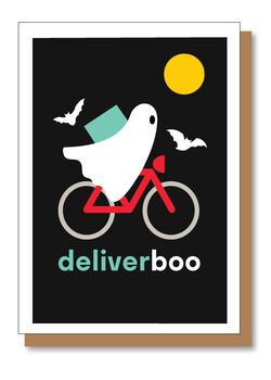 Deliverboo Funny Halloween Card, 5 of 9