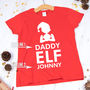 Personalised Christmas Elf Family T Shirts, thumbnail 3 of 6