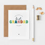 Best Grandad In The World Birthday Card, thumbnail 1 of 2