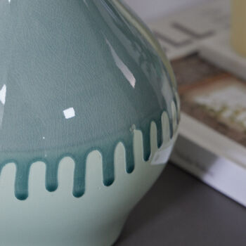 Aegean Dipped Ceramic Table Lamp, 5 of 5