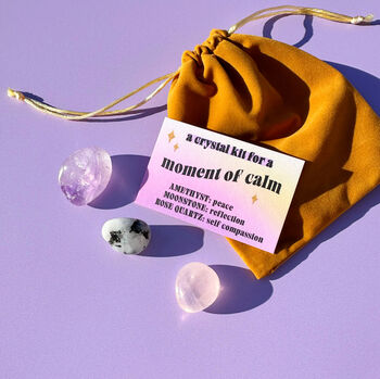 A Moment Of Calm Crystal Kit For Mindfulness, 2 of 7