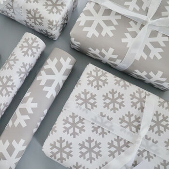 Snowflake Mixed Wrapping Paper Set, 3 of 3