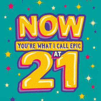 Funny 21st Epic Milestone Birthday Card, 2 of 4
