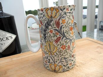Medium China Jug In William Morris Flora Design, 10 of 12