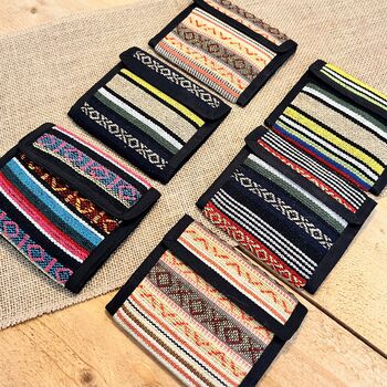 Handmade Boho Cotton Surfer Wallet, 3 of 12