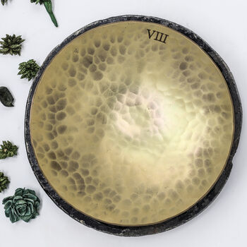 Personalised 8th Anniversary Gift Large Bronze Bowl, 2 of 11