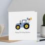 Tractor Birthday Card With Personalised Name And Age, thumbnail 4 of 5