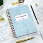 Mid Year Personalised Geometric Diary And Notebook, thumbnail 4 of 12