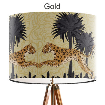 Leaping Leopard Lampshade, Multi Colours Available, 4 of 9