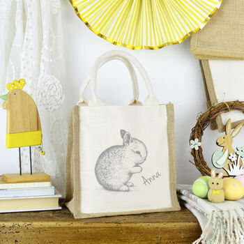 Personalised Easter Bunny Treat Bag, 2 of 2
