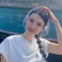 White Pearl Bridal Veil 'Chloe', thumbnail 3 of 9