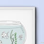Personalised Family Print, Fish Bowl, thumbnail 2 of 5